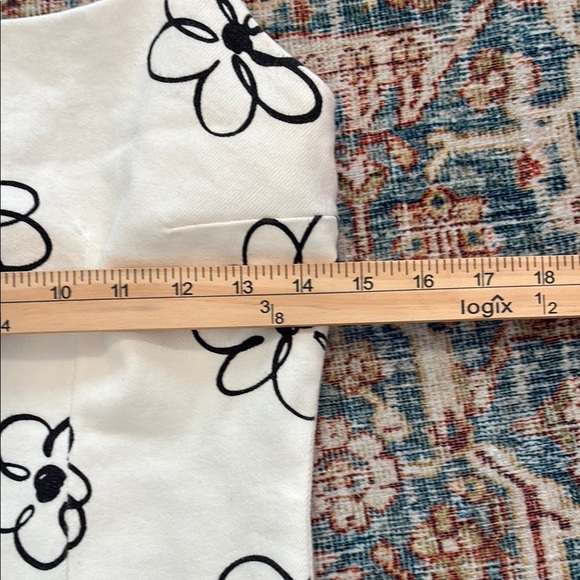 Reformation Delphi’s Denim Dress in Cream and Black size 4 - Picture 10 of 12